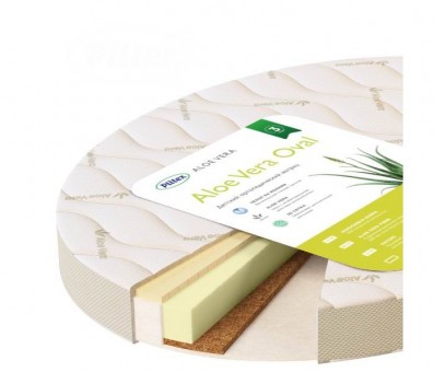 Матрац детский "Aloe vera Oval" 1250х750х100 мм.
