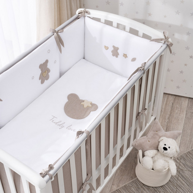 Комплект TEDDY LOVE 6 предметов песочный