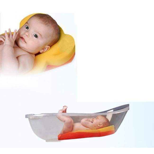 Матрасик для купания с игрушками розовый
